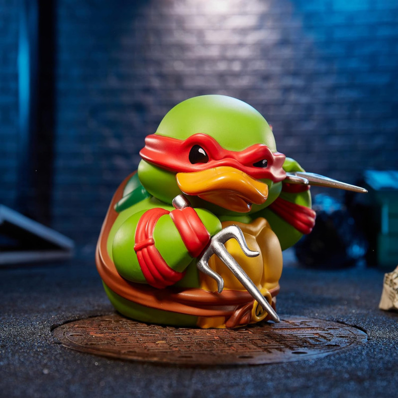 Tortues Ninja - TMNT - Canard de bain Tubbz Raphael Boxed Edition 10 cm