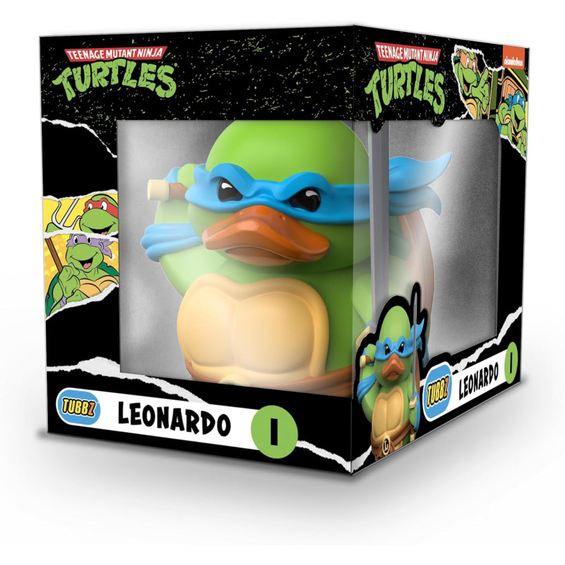 Tortues Ninja - TMNT - Canard de bain Tubbz Leonardo Boxed Edition 10 cm