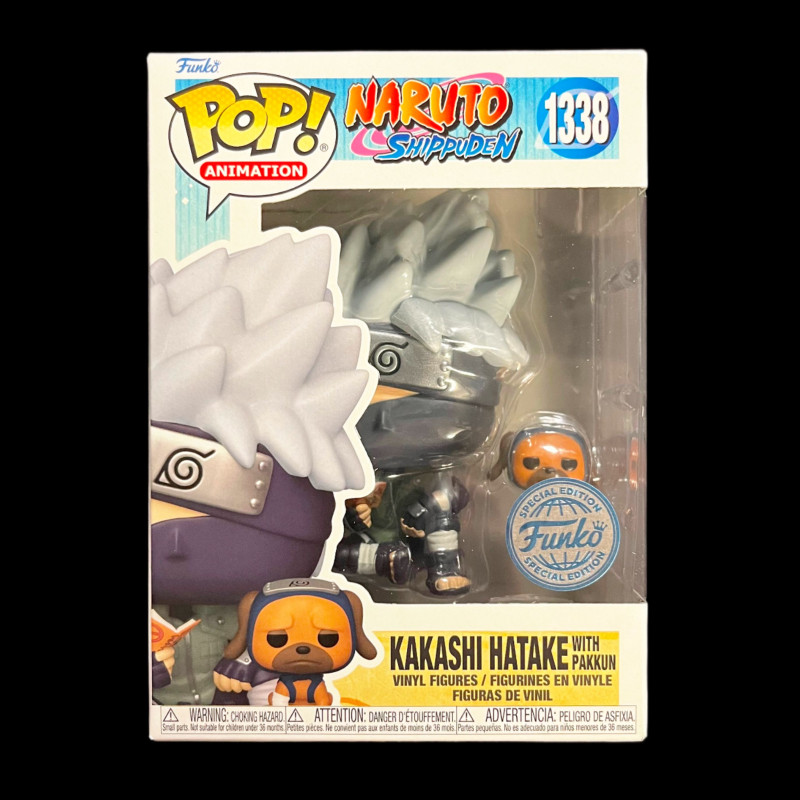 Naruto Shippuden - Pop! Animation - Kakashi Hatake with Pakkun n°1338