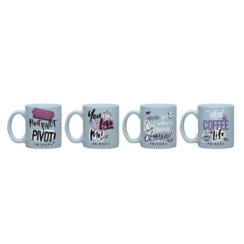 Friends - Set 4 tasses espresso