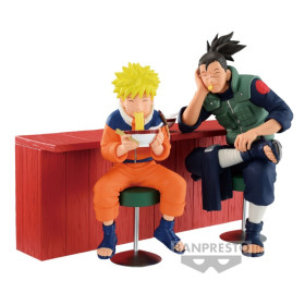 Naruto - Figurines Ichiraku Iruka Umino + Naruto BOITE OUVERTE