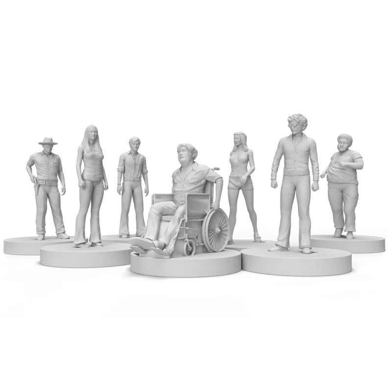 HIVER 2024 : Texas Chainsaw Massacre 1974 - Set de 11 figurines miniatures à peindre