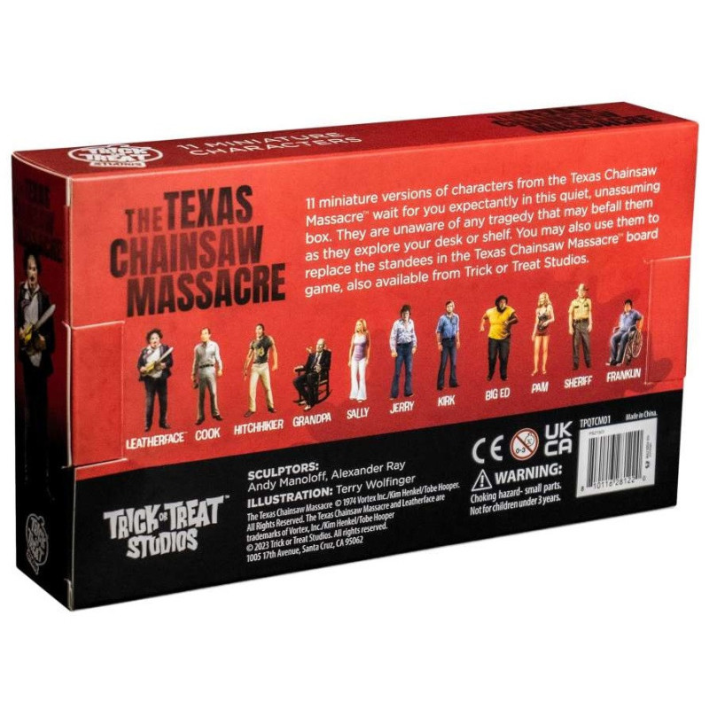 HIVER 2024 : Texas Chainsaw Massacre 1974 - Set de 11 figurines miniatures à peindre