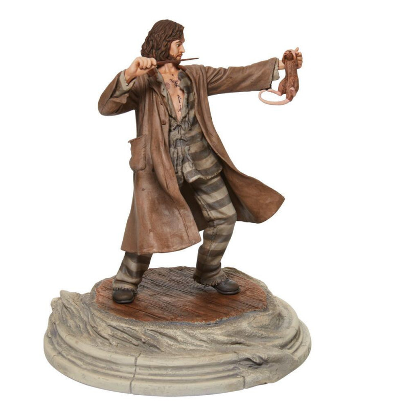 Harry Potter - Statue Prisonnier d'Azkaban : Sirius Black et Croûtard