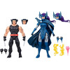 Marvel Legends - Pack 2 figurines Wolverine & Psylocke 15 cm