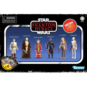 Star Wars - Retro Collection - Figurines The Phantom Menace Multipack 10 cm