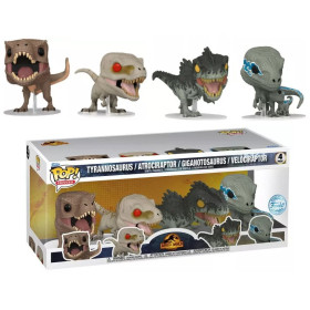 Jurassic World 3 - Pop! - 4pk Special Edition