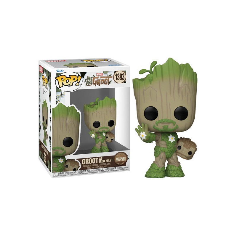 Marvel - Pop! We Are Groot - Groot as Iron Man n°1393