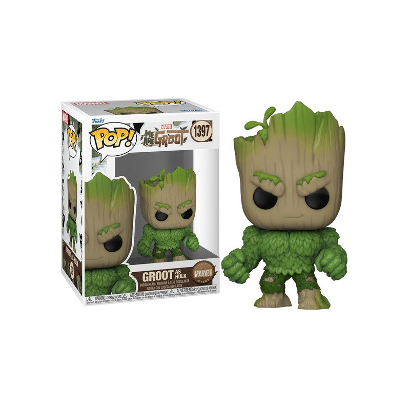 Marvel - Pop! We Are Groot - Groot as Hulk n°1397