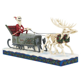 Nightmare Before Christmas - Traditions - Statue Jack in Sleigh