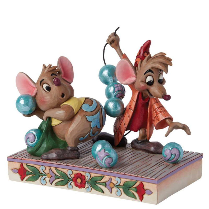 Disney : Cendrillon - Traditions - Figurine statue Gus Et Jaq