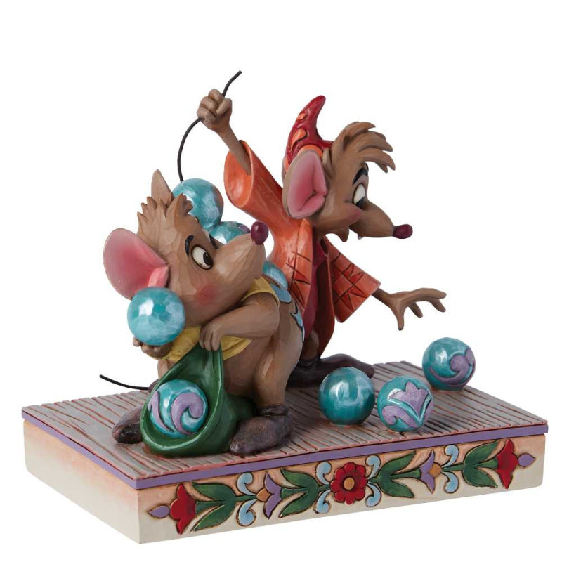 Disney : Cendrillon - Traditions - Figurine statue Gus Et Jaq