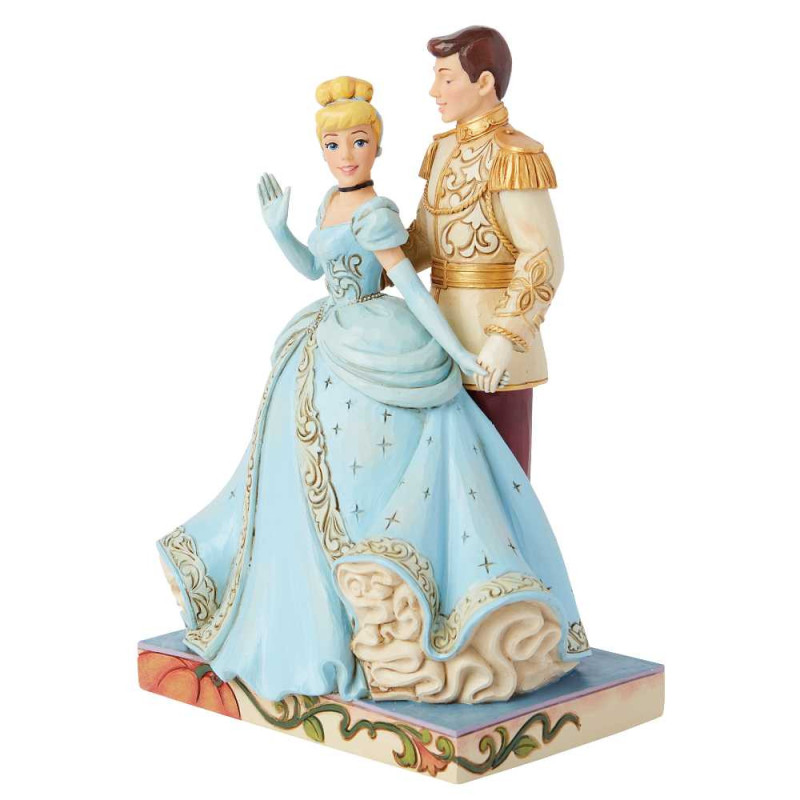 OCTOBRE 2024 : Disney : Cendrillon - Traditions - Statue Cendrillon & Prince Charmant