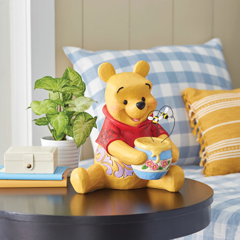 Disney : Winnie l'Ourson - Traditions - Statue Big Winnie et Pot De Miel