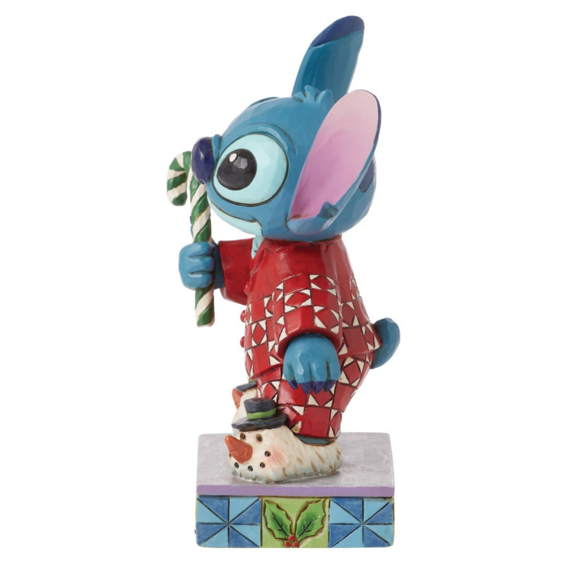 Disney : Lilo & Stitch - Traditions - Statue figurine Christmas PJ's Stitch