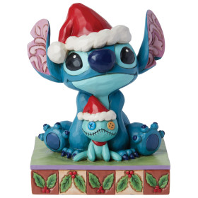 Disney : Lilo & Stitch - Traditions - Statue figurine Santa Stitch & Scrump