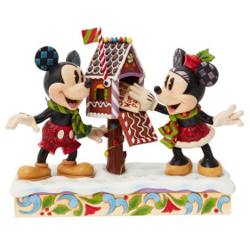 Disney - Traditions - Statue Mickey & Minnie Christmas Letters
