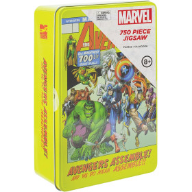 Marvel - Puzzle 750 pièces Avengers boîte métallique