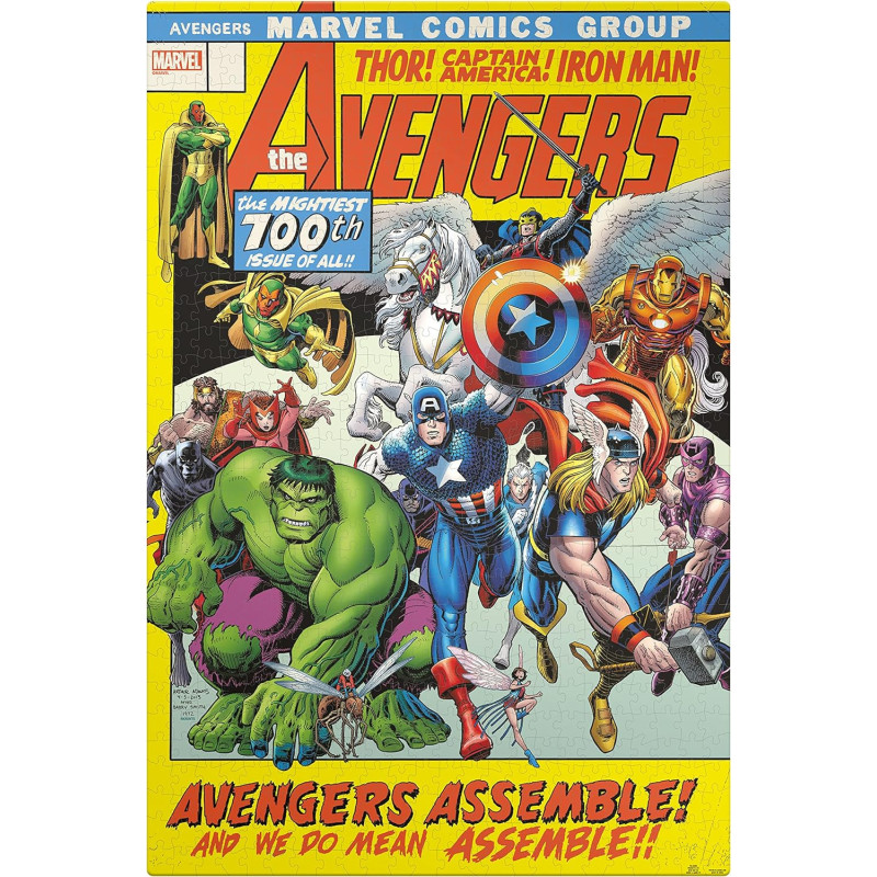 Marvel - Puzzle 750 pièces Avengers boîte métallique