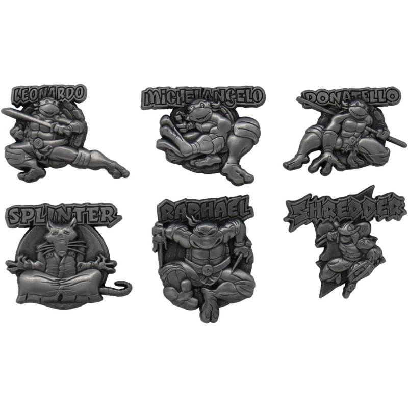 Tortues Ninja - TMNT -  Set de 6 pins 1984 exemplaires