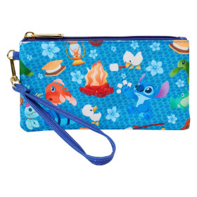 Disney : Lilo & Stitch - Portefeuille nylon Poignet Camping Cuties