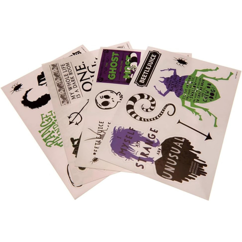 Beetlejuice - Set stickers tech decals