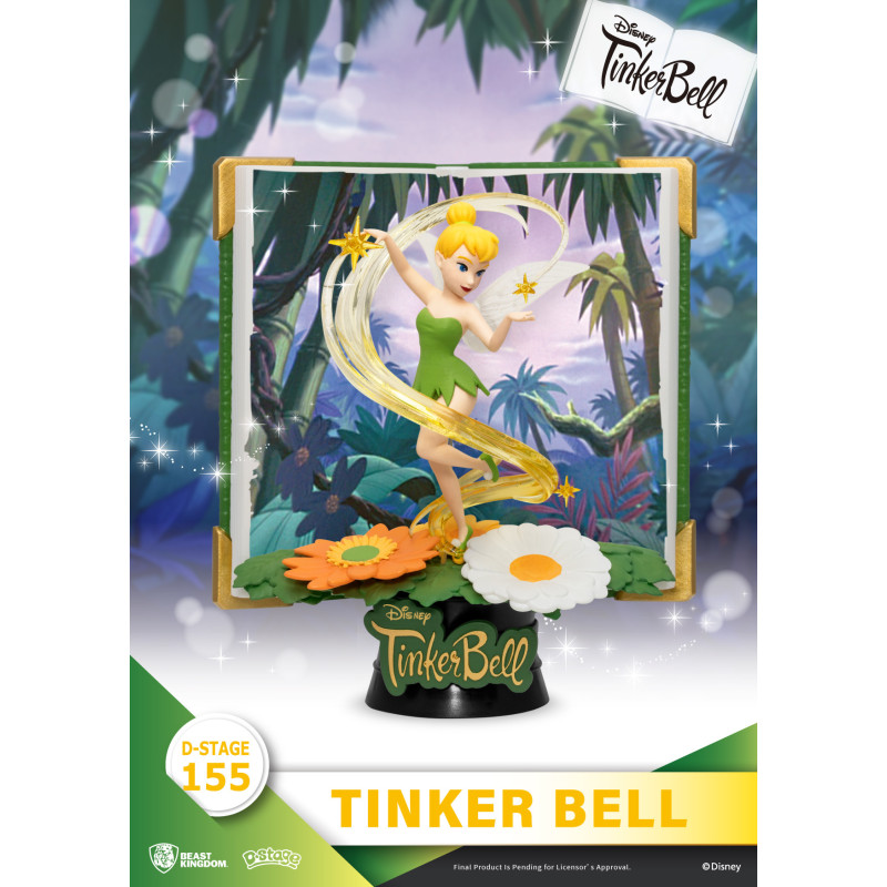 FIN 2024 : Disney : Peter Pan - Figurine Diorama D-Stage Story Book Series Tinker Bell