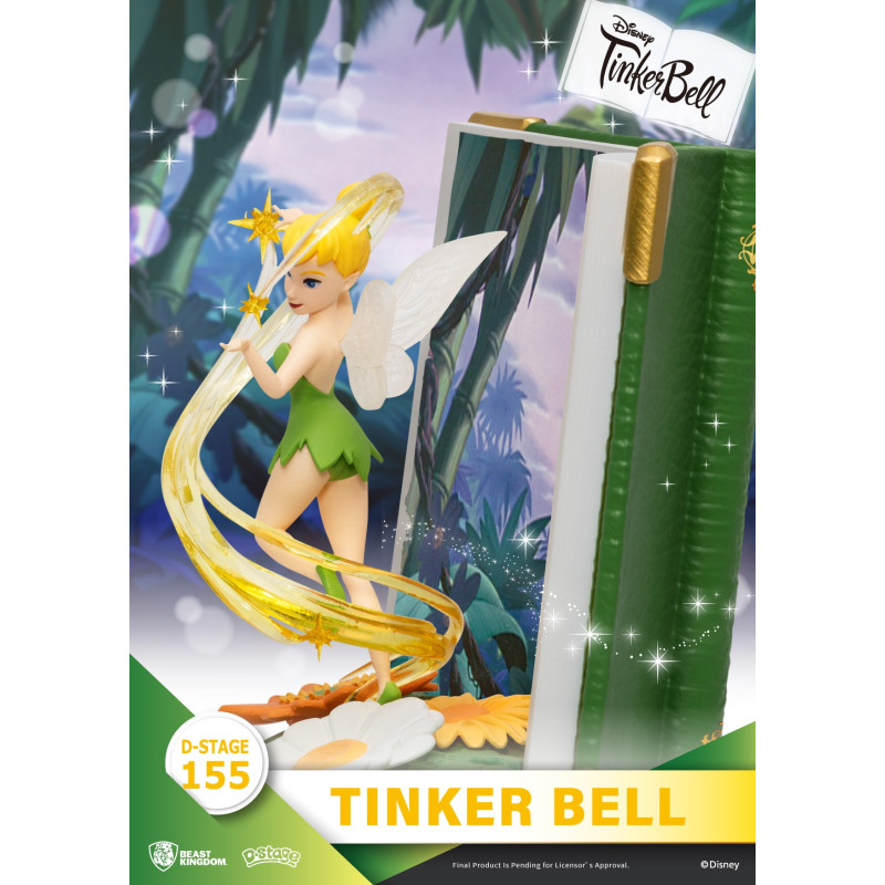 FIN 2024 : Disney : Peter Pan - Figurine Diorama D-Stage Story Book Series Tinker Bell