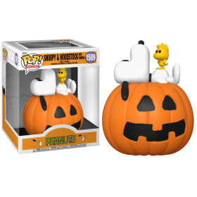 Peanuts - Pop! Deluxe - Snoopy & Woodstock with Pumpkin n°1589