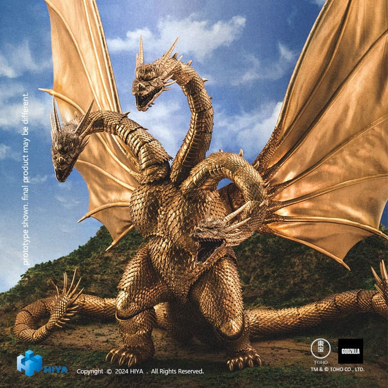 MAI 2025 : Godzilla vs King Ghidorah - Figurine Exquisite Basic King Ghidorah 25 cm