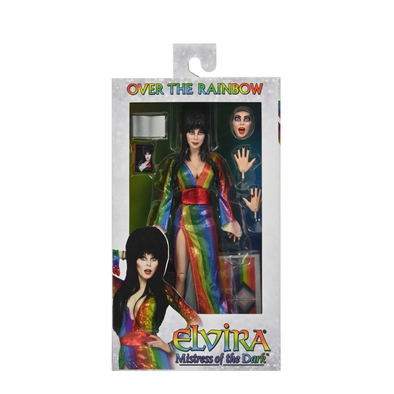 DÉCEMBRE 2024 : Elvira - Figurine retro clothed Over the Rainbow