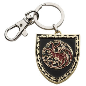 Game of Thrones : House of the Dragon - Porte-clé blason Targaryen