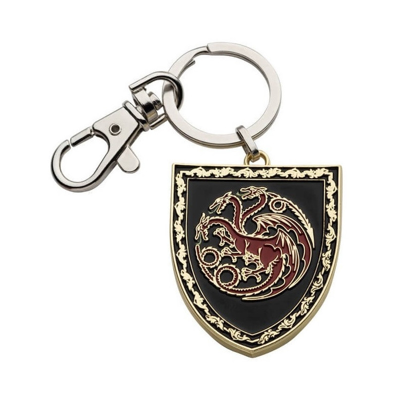 Game of Thrones : House of the Dragon - Porte-clé blason Targaryen