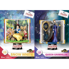 Disney - Figurines D-Stage Evil Queen Grimhilde & Blanche-Neige