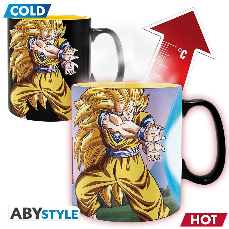 Dragon Ball - Mug thermo-réactif 460 ml Goku Super Saiyan 3 Kamehameha