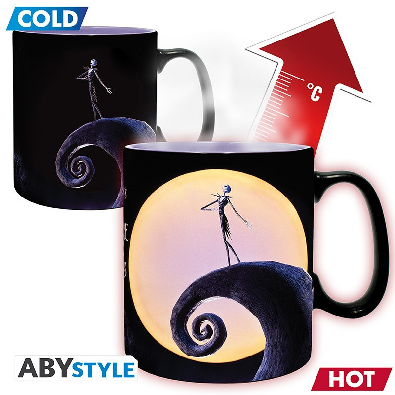 Nightmare Before Christmas - Mug thermo-réactif Jack & Lune