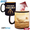 Star Wars : The Mandalorian - Mug thermo-réactif Mando & Grogu