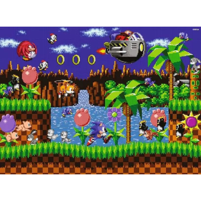 Sonic - Puzzle 500 pièces Classic Sonic Level