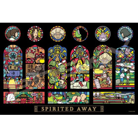 Spirited Away (Chihiro) - Puzzle vitrail Galerie de personnages Aburaya (1000 pièces)