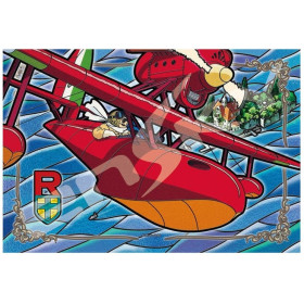 Porco Rosso - Puzzle vitrail Mer Adriatique (300 pièces)