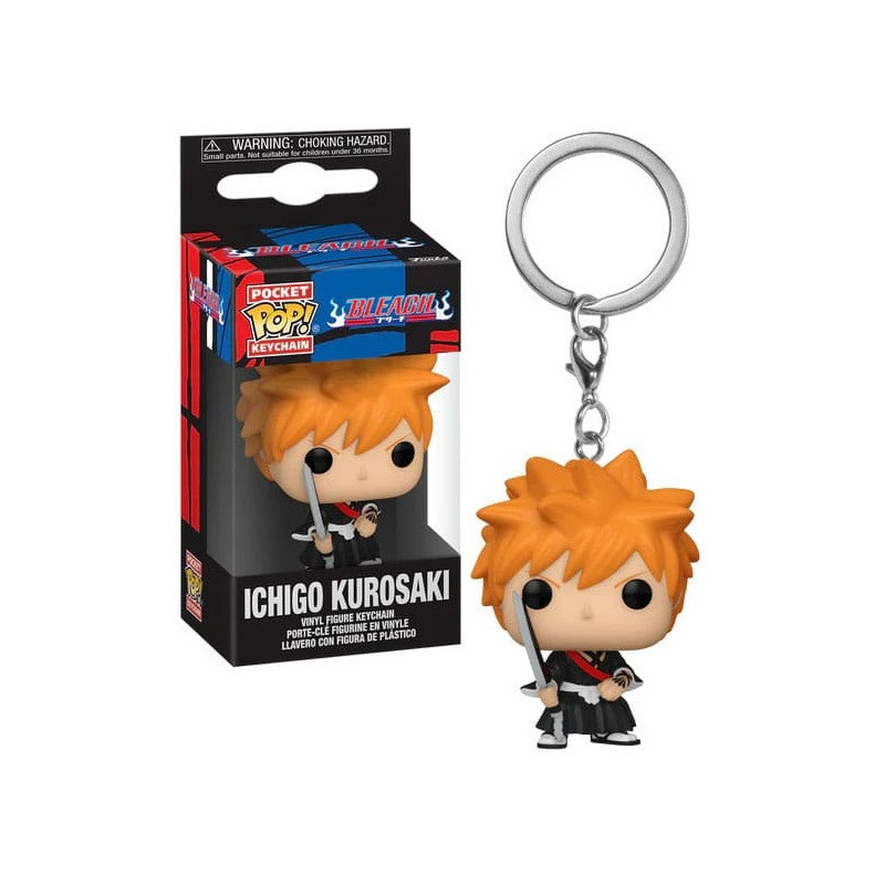 Bleach - Pop! Pocket - porte-clé Ichigo Kurosaki (Shikai)