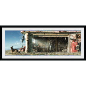 Fallout - Poster encadré Garage (30 x 75 cm)