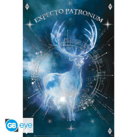 Harry Potter - grand poster Expecto Patronum Effet Métal (61 x 91,5 cm)