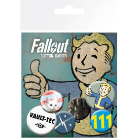 Fallout - set de 6 badges