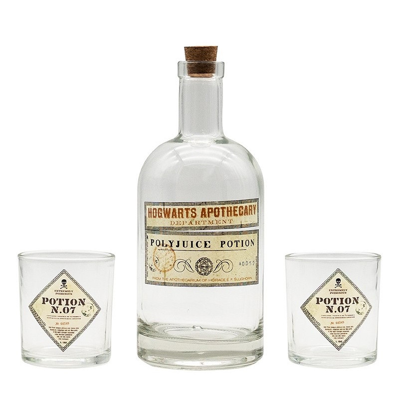 Harry Potter - Set Bouteille + 2 verres Polyjuice Potion