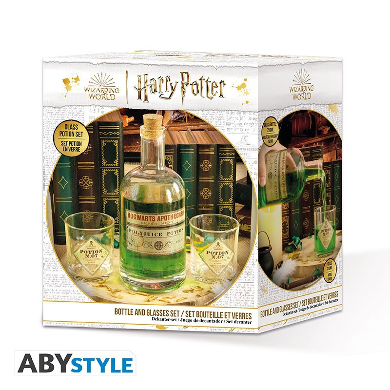 Harry Potter - Set Bouteille + 2 verres Polyjuice Potion