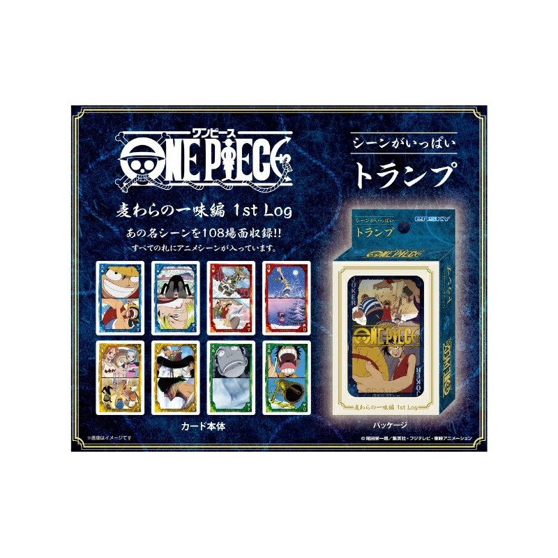 One Piece -  Jeu de cartes Équipage du Chapeau de Paille (1st Log)