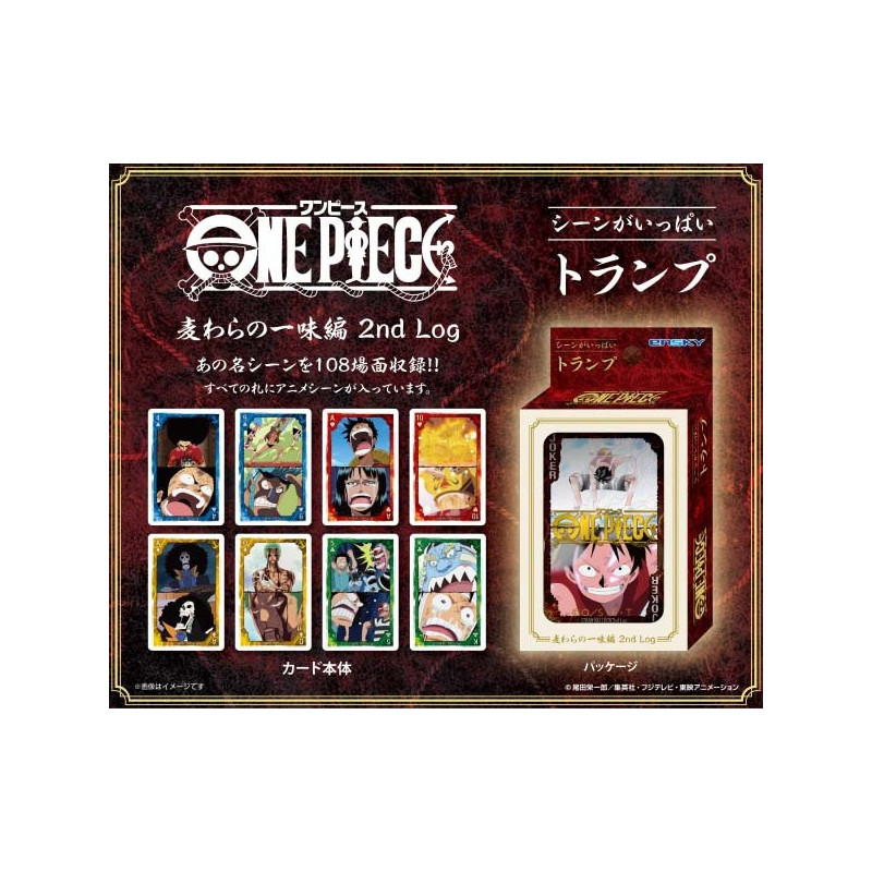 One Piece -  Jeu de cartes Équipage du Chapeau de Paille (2nd Log)