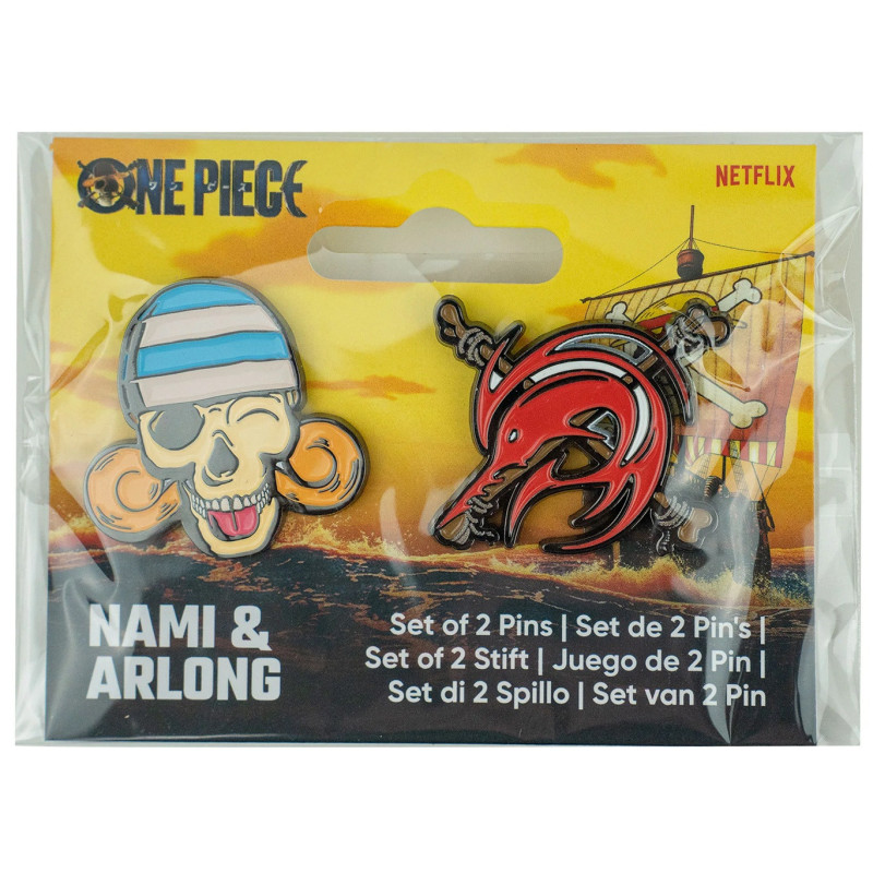 One Piece - Set de 2 pins Nami & Arlong