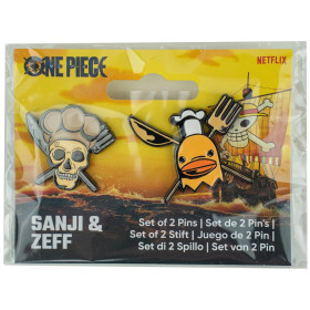 One Piece - Set de 2 pins Sanji & Zeff